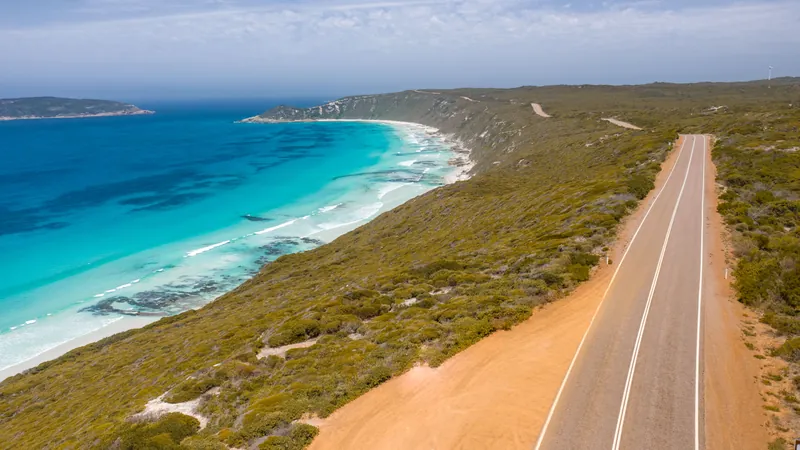 Coastal road, Western Australia